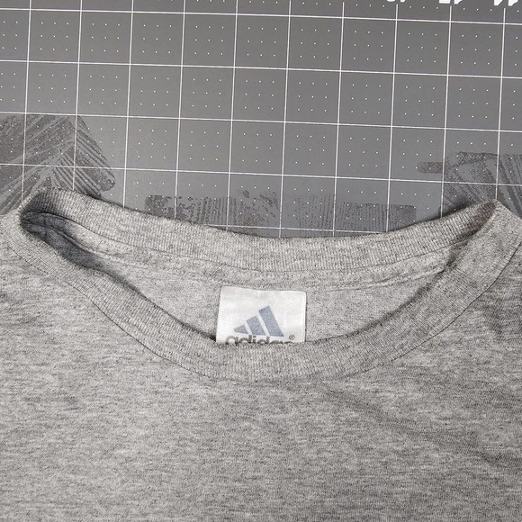 Vintage Adidas Tshirt Mens xl Soccer 90s Y2K Trefoil Mountain Tag Skater Street - Picture 4 of 10